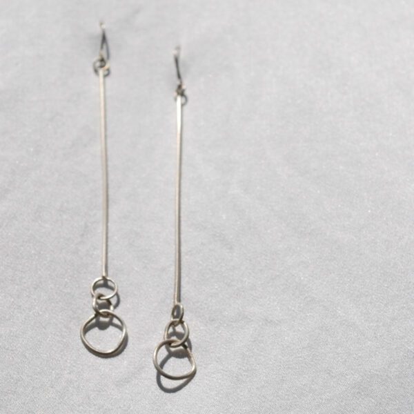 Long Circle Earrings