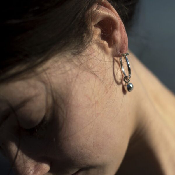 Ball Hoops Earrings